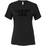 Black Luxury CEO - Short Sleeve Women's T-Shirt