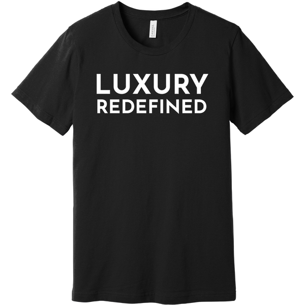 White Luxury Redefined - Short Sleeve Men's T-Shirt
