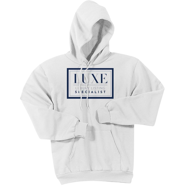 Navy Luxe Logo - Pullover Hooded Sweatshirt