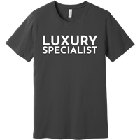 White Luxury Specialist - Short Sleeve Men's T-Shirt