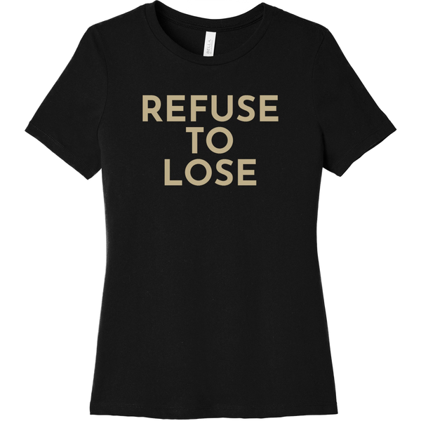 Gold Refuse To Lose - Short Sleeve Women's T-Shirt