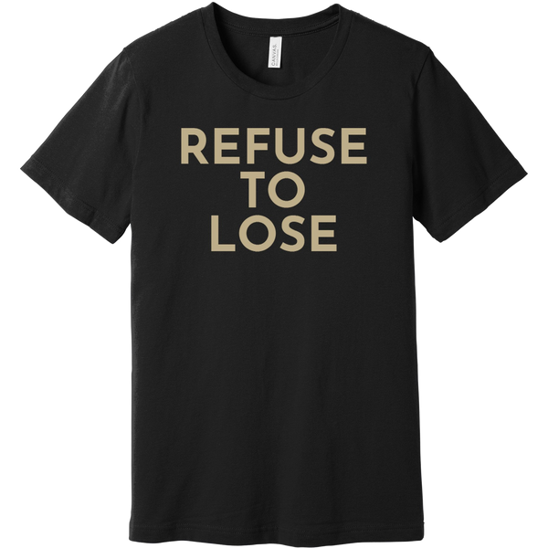 Gold Refuse To Lose - Short Sleeve Men's T-Shirt