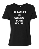 Black Selling Your House - Short Sleeve Women's T-Shirt