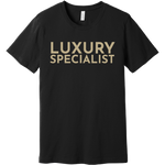 Gold Luxury Specialist - Short Sleeve Men's T-Shirt