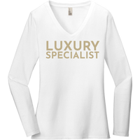 Gold Luxury Specialist - Long Sleeve Women's T-Shirt