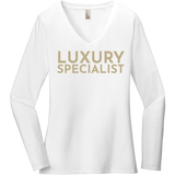 Gold Luxury Specialist - Long Sleeve Women's T-Shirt