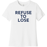 Navy Refuse To Lose - Short Sleeve Women's T-Shirt