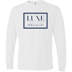 Navy Luxe Logo - Long Sleeve Men's T-Shirt