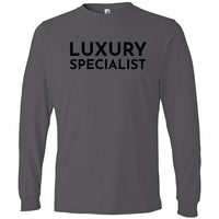 Black Luxury Specialist - Long Sleeve Men's T-Shirt