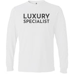 Charcoal Luxury Specialist - Long Sleeve Men's T-Shirt