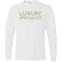 Gold Luxury Specialist - Long Sleeve Men's T-Shirt