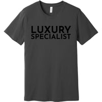 Black Luxury Specialist - Short Sleeve Men's T-Shirt