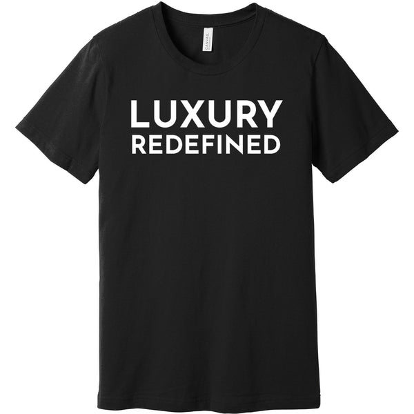 White Luxury Redefined - Short Sleeve Men's T-Shirt