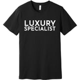 White Luxury Specialist - Short Sleeve Men's T-Shirt