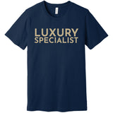 Gold Luxury Specialist - Short Sleeve Men's T-Shirt