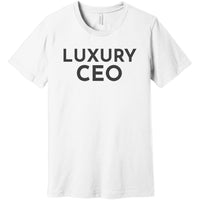 Charcoal Luxury CEO - Short Sleeve Men's T-Shirt