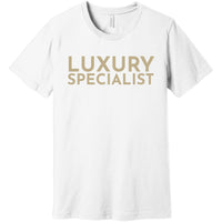 Gold Luxury Specialist - Short Sleeve Men's T-Shirt