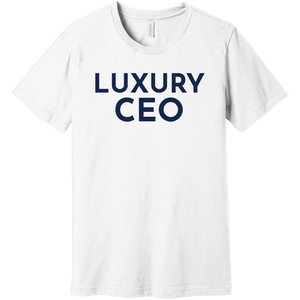 Navy Luxury CEO - Short Sleeve Men's T-Shirt