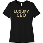 Gold Luxury CEO - Short Sleeve Women's T-Shirt