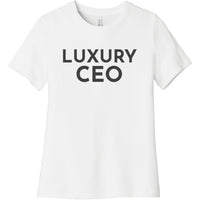 Charcoal Luxury CEO - Short Sleeve Women's T-Shirt