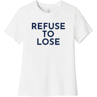 Navy Refuse To Lose - Short Sleeve Women's T-Shirt