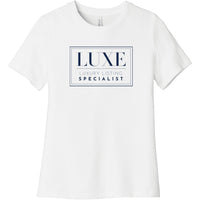 Navy Luxe Logo - Short Sleeve Women's T-Shirt