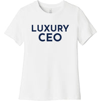 Navy Luxury CEO - Short Sleeve Women's T-Shirt