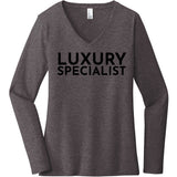 Black Luxury Specialist - Long Sleeve Women's T-Shirt