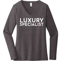 White Luxury Specialist - Long Sleeve Women's T-Shirt