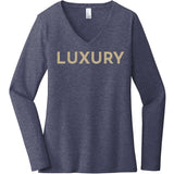 Gold Luxury - Long Sleeve Women's T-Shirt
