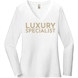 Gold Luxury Specialist - Long Sleeve Women's T-Shirt
