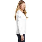 Navy Luxe Logo - Long Sleeve Women's T-Shirt