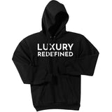 White Luxury Redefined - Pullover Hooded Sweatshirt
