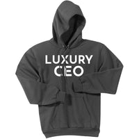 White Luxury CEO - Pullover Hooded Sweatshirt