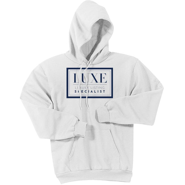 Navy Luxe Logo - Pullover Hooded Sweatshirt